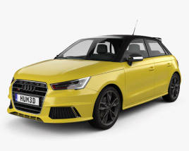 3D model of Audi S1 sportback 2017