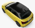 Audi S1 sportback 2017 3D-Modell Draufsicht