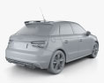Audi S1 sportback 2017 3D-Modell