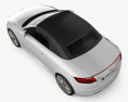 Audi TT (8S) 雙座敞篷車 2014 3D模型 顶视图