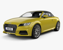 3D model of Audi TT (8S) S Roadster 2017