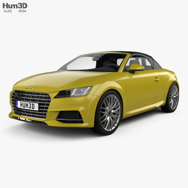 Audi TT (8S) S 雙座敞篷車 2015 3D模型