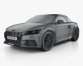 Audi TT (8S) S Roadster 2017 3d model wire render