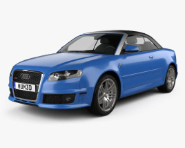 Audi RS 4 convertible 2008 3D model
