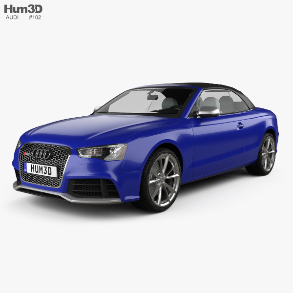 Audi RS5 カブリオレ 2015 3Dモデル