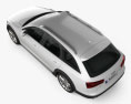 Audi A6 (C7) allroad quattro 2015 3D-Modell Draufsicht