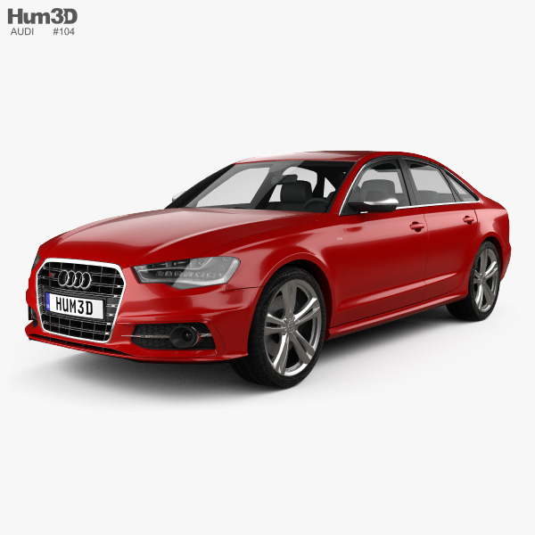 Audi S6 (C7) saloon 2015 3D model