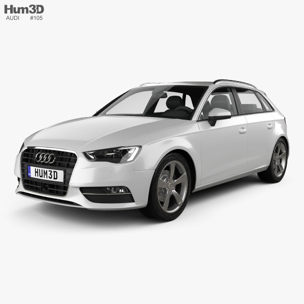 Audi A3 Sportback 2016 3D model