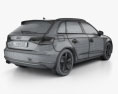 Audi A3 Sportback 2016 3d model