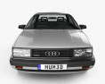 Audi 200 轿车 1983 3D模型 正面图