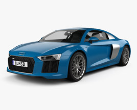 Audi R8 2019 3D 모델 