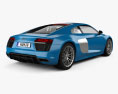Audi R8 2019 3D模型 后视图