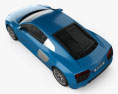 Audi R8 2019 3D模型 顶视图