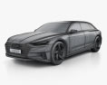 Audi Prologue Avant 2015 3D 모델  wire render