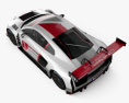 Audi R8 LMS 2019 3Dモデル top view