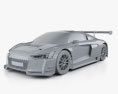 Audi R8 LMS 2019 3D модель clay render