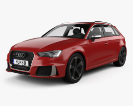Audi RS3 Sportback 2018 3D model