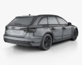 Audi A4 (B9) avant S-Line 2019 3d model