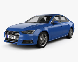 Audi A4 (B9) sedan 2019 3D model