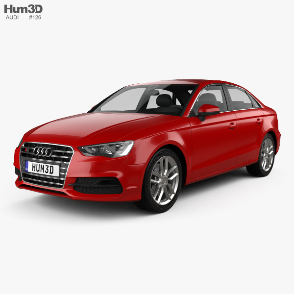 Audi S3 sedan 2016 3D model
