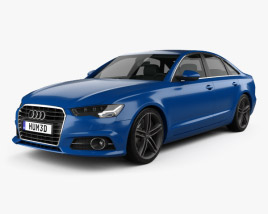 Audi A6 (C7) saloon 2018 3D модель