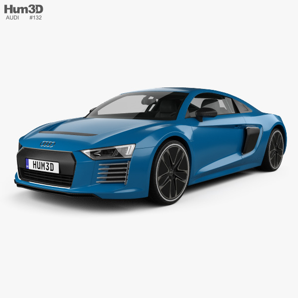 Audi R8 e-tron 2019 3D 모델 