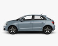 Audi A1 Sportback 2018 Modelo 3D vista lateral