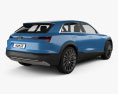 Audi E-tron Quattro 2015 3D-Modell Rückansicht