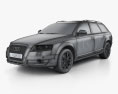Audi A6 (C6) Allroad 2008 3d model wire render