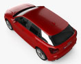 Audi Q2 S-Line 2020 3d model top view
