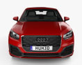 Audi Q2 S-Line 2020 Modelo 3D vista frontal