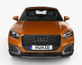 Audi Q2 2020 3d model front view