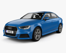 Audi A3 S-Line 2019 3D model