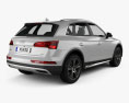 Audi Q5 2019 3d model back view