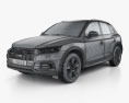 Audi Q5 2019 Modelo 3D wire render