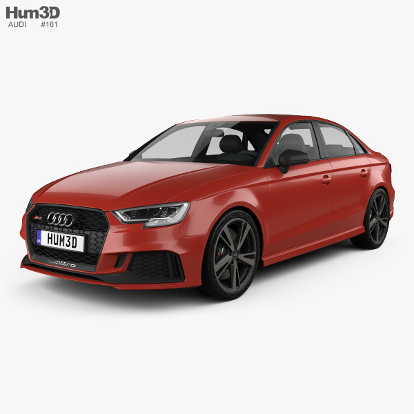 Audi RS3 sedan 2018 3D-Modell