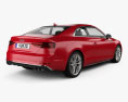 Audi S5 coupe 2020 3d model back view