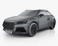 Audi Allroad Shooting Brake 2014 3d model wire render
