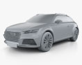 Audi Allroad Shooting Brake 2014 3d model clay render