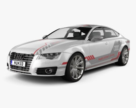Audi A7 Sportback Piloted Driving 概念 2016 3D模型