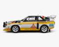 Audi Quattro Sport S1 E2 1985 3D-Modell Seitenansicht