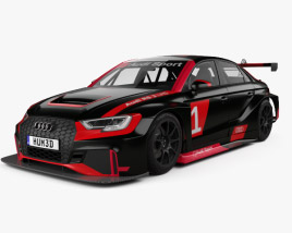 Audi RS3 LMS 2018 Modello 3D