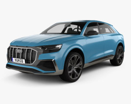 Audi Q8 Concept 2019 3D model