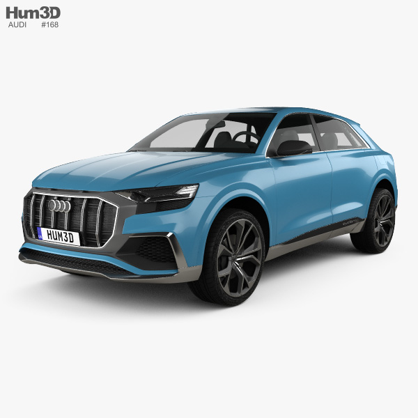 Audi Q8 Konzept 2017 3D-Modell