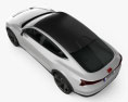 Audi E-tron Sportback 2015 3D-Modell Draufsicht