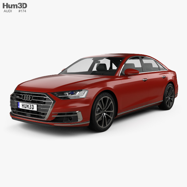 Audi A8 (D5) 2019 3D model