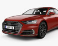 Audi A8 (D5) 2019 3d model