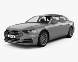 Audi A8 (D5) L 2020 3D模型
