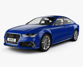 Audi RS7 (4G) Sportback Performance 2018 3D модель