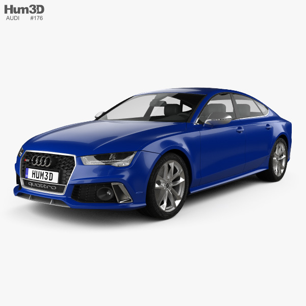 Audi RS7 (4G) Sportback Performance 2018 3D model